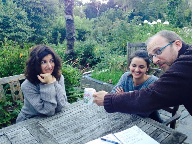 L-R Gwyneth, Anni, Aneirin