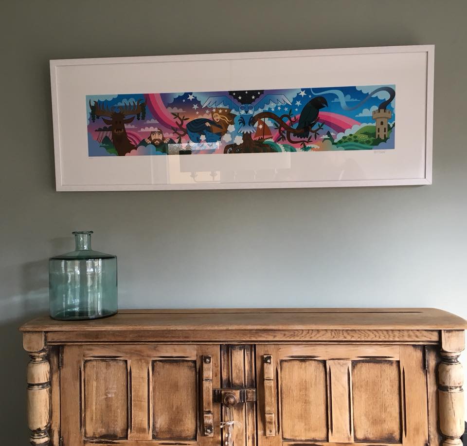 Water Tower Mural – Framed