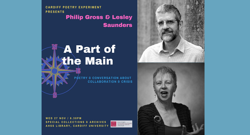 Cardiff Poetry Experiment: Philip Gross & Lesley Saunders