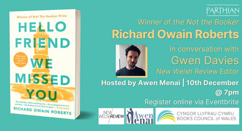 AUTHOR EVENT: Richard Owain Roberts in conversation with Gwen Davies