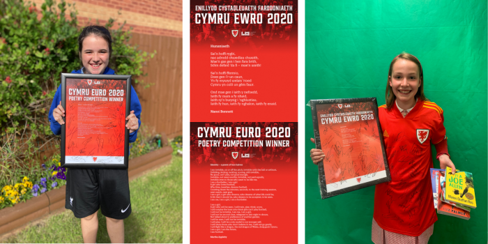 Winners of the Cymru Euro 2020 Poetry Competition announced