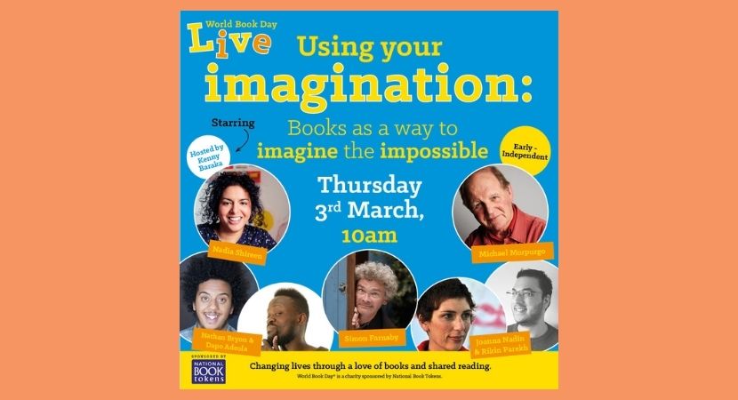 World Book Day Live: Using Your Imagination