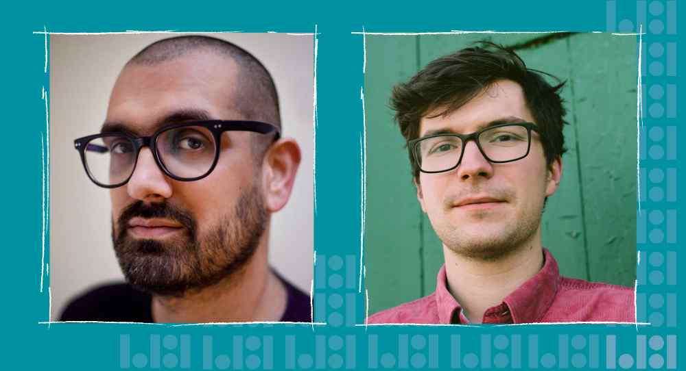 Darren Chetty and Iestyn Tyne.