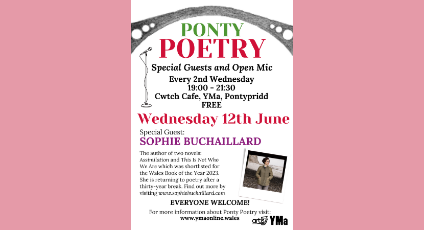 Ponty Poetry with Special Guest Sophie Buchaillard