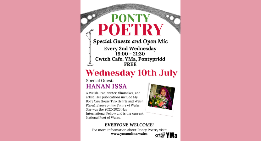 Ponty Poetry with Special Guest Hanan Issa