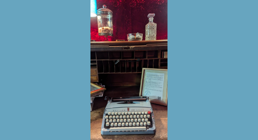 Public Typist in Cardiff Market