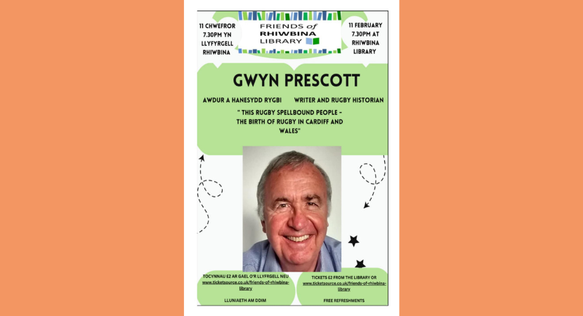 Friends of Rhiwbina Library Speaker Events: Gwyn Prescott