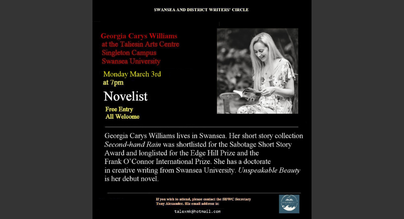 Talk by Georgia Carys Williams