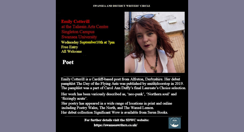 Emily Cotterill Talk and Reading
