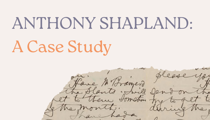 Case Study: Anthony Shapland