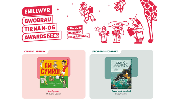 The Books Council of Wales Announces the Tir na n-Og 2026 Award Winners