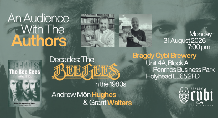 Book Talk & Celebration – DECADES: The Bee Gees in the 1980
