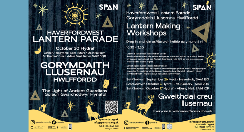Haverfordwest Lantern parade and FREE workshops